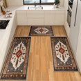 thumbnail image 1 of IsecretJoy Washable Kitchen Rugs Sets of 3, Non Slip Kitchen Mats for Floor Waterproof & Stain Resistant Runner Rug for Kitchen, Laundry Room, Hallway, 1 of 11