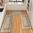 thumbnail image 1 of IsecretJoy Washable Kitchen Rugs Sets of 3, Non Slip Kitchen Mats for Floor Waterproof & Stain Resistant Runner Rug for Kitchen, Laundry Room, Hallway, 1 of 11