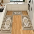 thumbnail image 1 of IsecretJoy Washable Kitchen Rugs Sets of 3, Non Slip Kitchen Mats for Floor Waterproof & Stain Resistant Runner Rug for Kitchen, Laundry Room, Hallway, 1 of 11