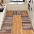 thumbnail image 1 of IsecretJoy Washable Kitchen Rugs Sets of 3, Non Slip Kitchen Mats for Floor Waterproof & Stain Resistant Runner Rug for Kitchen, Laundry Room, Hallway, 1 of 11