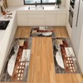 thumbnail image 1 of IsecretJoy Washable Kitchen Rugs Sets of 3, Non Slip Kitchen Mats for Floor Waterproof & Stain Resistant Runner Rug for Kitchen, Laundry Room, Hallway, 1 of 11
