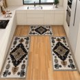 thumbnail image 1 of IsecretJoy Washable Kitchen Rugs Sets of 3, Non Slip Kitchen Mats for Floor Waterproof & Stain Resistant Runner Rug for Kitchen, Laundry Room, Hallway, 1 of 11