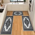 thumbnail image 1 of IsecretJoy Washable Kitchen Rugs Sets of 3, Non Slip Kitchen Mats for Floor Waterproof & Stain Resistant Runner Rug for Kitchen, Laundry Room, Hallway, 1 of 11