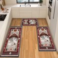 thumbnail image 1 of IsecretJoy Washable Kitchen Rugs Sets of 3, Non Slip Kitchen Mats for Floor Waterproof & Stain Resistant Runner Rug for Kitchen, Laundry Room, Hallway, 1 of 11