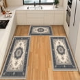 thumbnail image 1 of IsecretJoy Washable Kitchen Rugs Sets of 3, Non Slip Kitchen Mats for Floor Waterproof & Stain Resistant Runner Rug for Kitchen, Laundry Room, Hallway, 1 of 11