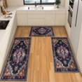 thumbnail image 1 of IsecretJoy Non Slip Kitchen Rugs Sets of 3, Washable Kitchen Mats for Floor Waterproof & Stain Resistant Runner Rug for Kitchen, Laundry Room, Hallway, 1 of 11