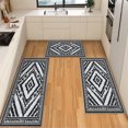 thumbnail image 1 of IsecretJoy Washable Kitchen Rugs Sets of 3, Non Slip Kitchen Mats for Floor Waterproof & Stain Resistant Runner Rug for Kitchen, Laundry Room, Hallway, 1 of 11