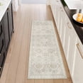thumbnail image 1 of Washable Kitchen Runner Rug 2x5 ft, Modern Vintage Soft Low Profile Non Slip Rug with PVC Backing, Farmhouse Vintage Carpet for Kitchen Sink, Hallway, Laundry Room, 1 of 6