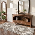 thumbnail image 1 of Washable Kitchen Runner Rug - 2x6 Hallway Rug Distressed Mats Non-Slip Soft Room Floor Carpet for Dining Room (Beige,2x6), 1 of 9