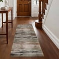 thumbnail image 1 of Washable Kitchen Runner Rug 60" x 22", Modern Abstract Textured Area Rug, Neutral Soft Low Profile Non Slip Kitchen Runner Rug for Kitchen, Hallway & Laundry Room, 1 of 6