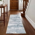 thumbnail image 1 of Washable Kitchen Runner Rug 60" x 22", Modern Abstract Textured Area Rug, Neutral Soft Low Profile Non Slip Kitchen Runner Rug for Kitchen, Hallway & Laundry Room, 1 of 6
