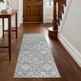 thumbnail image 1 of Washable Kitchen Runner Rug 60" x 22", Non-Slip Soft Low Profile Kitchen Rug, Farmhouse Distressed Floral Oriental Rug for Kitchen, Hallway & Laundry Room, 1 of 6