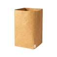thumbnail image 1 of Washable Kraft Paper Bag Plant Flowers Pots Multifunction Home Storage Bag Brown, Washable Paper Storage Bags - Reusable Grocery Bags 3.9 x 5.9 Inches Home Storage Baskets, 1 of 5