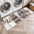 thumbnail image 1 of Washable Laundry Room Rug, 20"X59" Non Slip Soft Low-Pile Laundry Mat Farmhouse Laundry Room Decor Area Rug for Kitchen Bathroom Wood Grain, 1 of 8