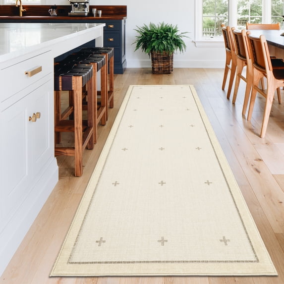 Washable Low Pile Area Rug – Non-Slip, Soft, Non-Shedding Runner and ...