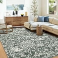 thumbnail image 1 of Washable Low Pile Neutral Soft Non Slip Area Rug, 1 of 10