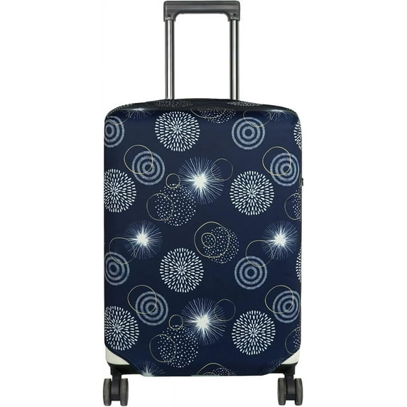 Washable Luggage Cover - Fashion Suitcase Protector Fits 27-30 Inch Luggage (Sparkler, L)