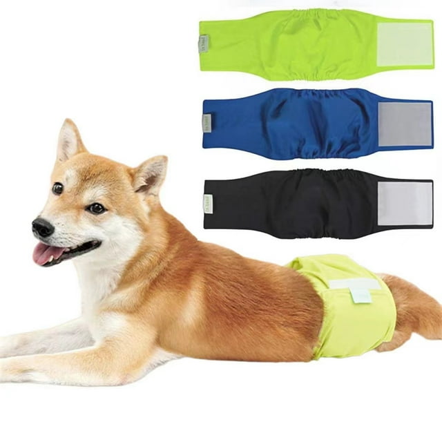 Washable Male Dog Diapers, Reusable Belly Bands and Wrap for Male Dogs