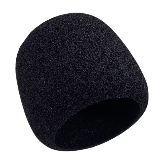 Washable Mic Windscreen for Online Teaching, Remote Work, Vocal Home Calls, Black Foam Cover Compatible for Seiren V2 X
