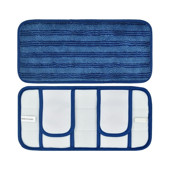 Washable Microfiber Mop Replacement Head,Fine Fiber Mop Pad for Superior Dirt and Dust Removal,Reusable and Easy to Wash,Compatible with Standard Mop Handles for Household Cleaning Floors-Blue