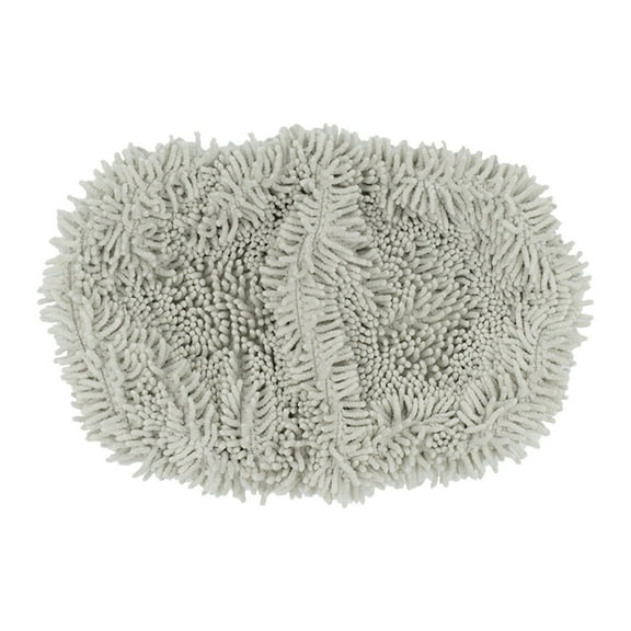 Washable Microfiber Mops Mat Mop Replacement Head, Gray