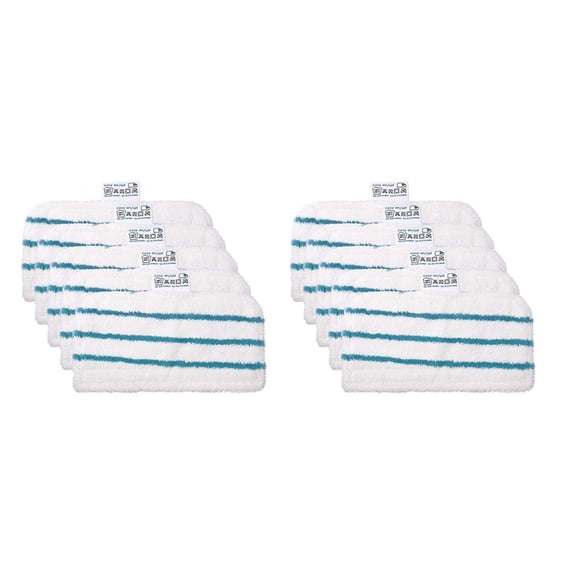 Washable Microfiber Steam-Mop Cleaning Pads Compatible for All Steam Mops, SM1600, SM1610, SM1620 10 Pack