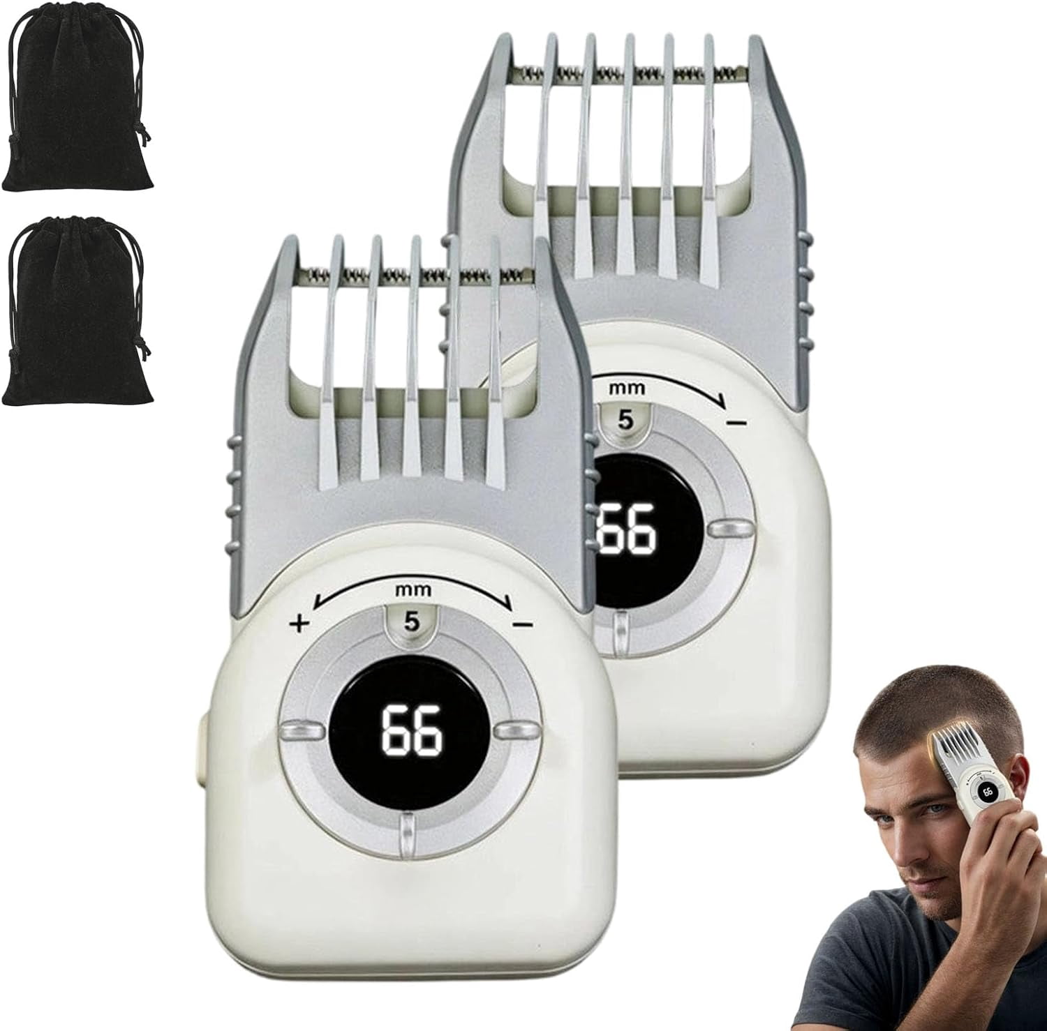 Washable No‑Cord Dial Hair Clipper, Cordless Self Hair Trimmer, Mens ...