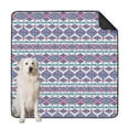 thumbnail image 1 of Washable Non-Slip Dog Pee Pad, 72x72 Inch Boho Pattern Large Pet Training Mat, Waterproof Reusable Doggie Rug for Indoor Use, 1 of 1