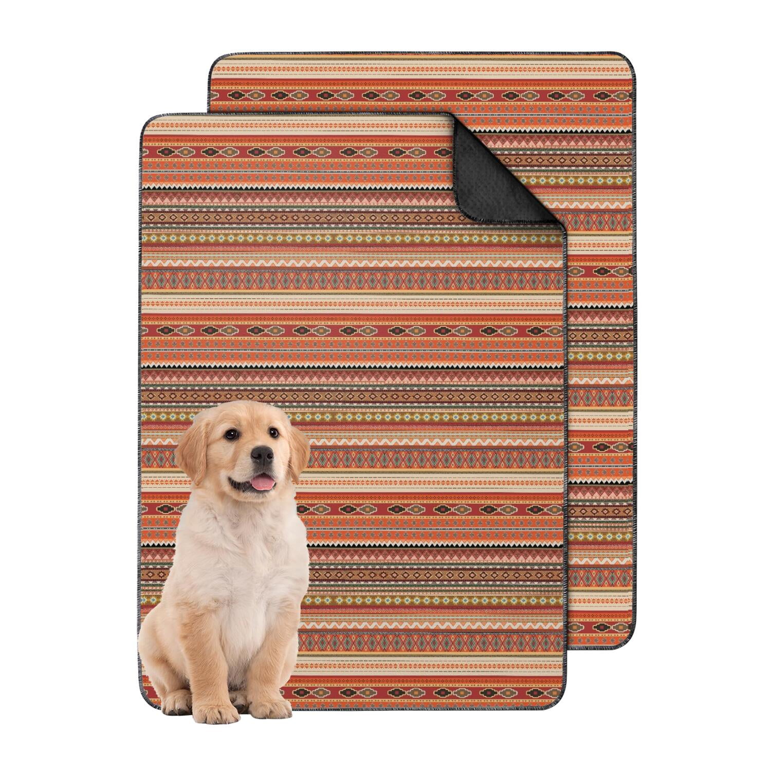 Washable and Non-Slip Dog Pee Pads, 24x36 Reusable Potty Pads for Puppies and Dogs. Leak-Proof and Highly Absorbent for Floors, Crates, and Pet Beds. Durable, Machine Washable, and User-Friendly.