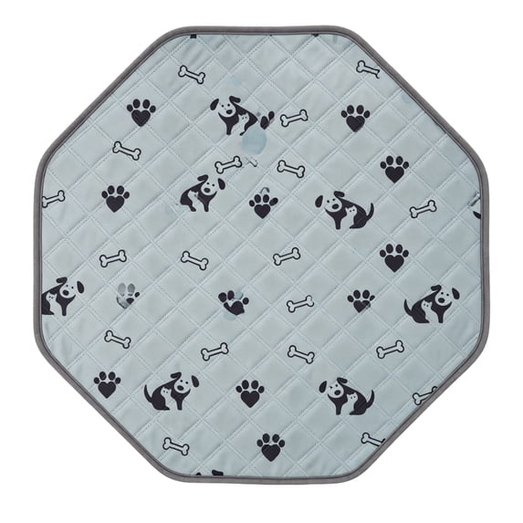 Washable Octagon Dog Pee Pad Reusable Waterproof Training Mat for 29 Inch Playpen Crate Puppy Potty Training