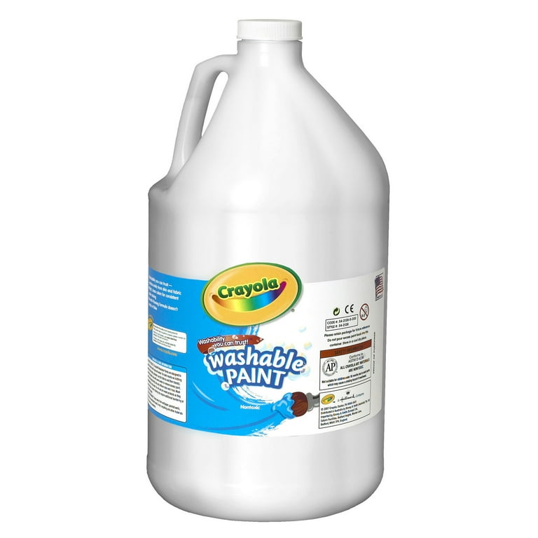 Washable Paint, White, 1 gal Bottle Washable Paint, White, 1 gal Bottle