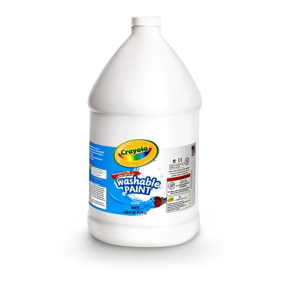 Crayola Gallon White Matte Tempera - Walmart.com