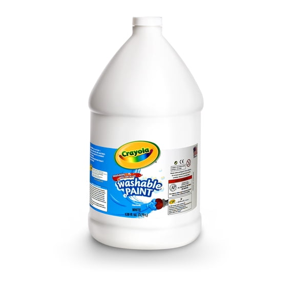 Washable Paint,128 oz. Container, White