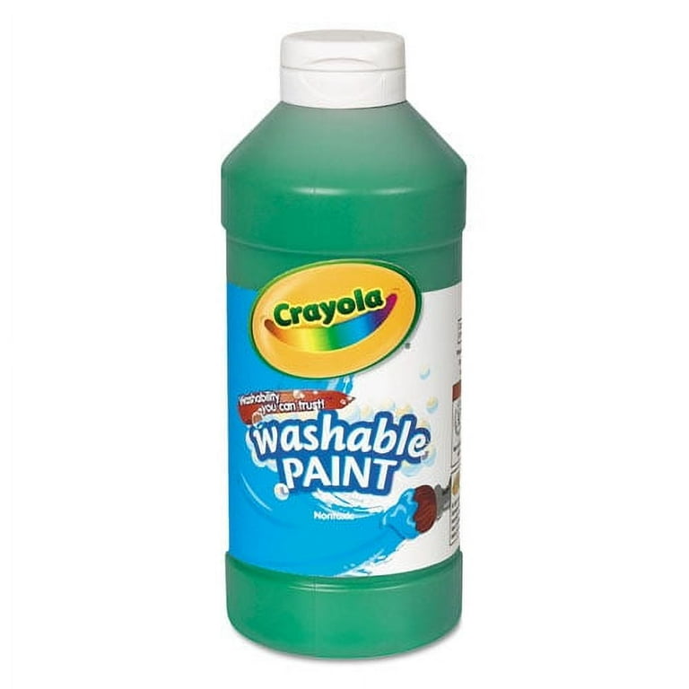 Washable Paint, Green, 16 oz Bottle Washable Paint, Green, 16 oz Bottle