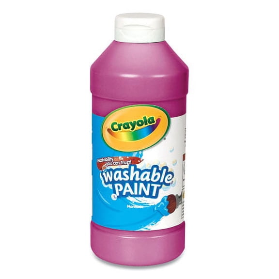 Washable Paint, Magenta, 16 Oz Bottle | Bundle of 2 Each
