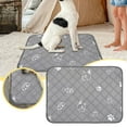 thumbnail image 1 of Washable Pee Pads for Dogs 35.4"X29.5", Absorbent Reusable Training Dog Pads Pet Puppy Pads, Non- Potty Pads for Whelping Playpen Crate Bed, Grey (1 Pack, C), 1 of 7