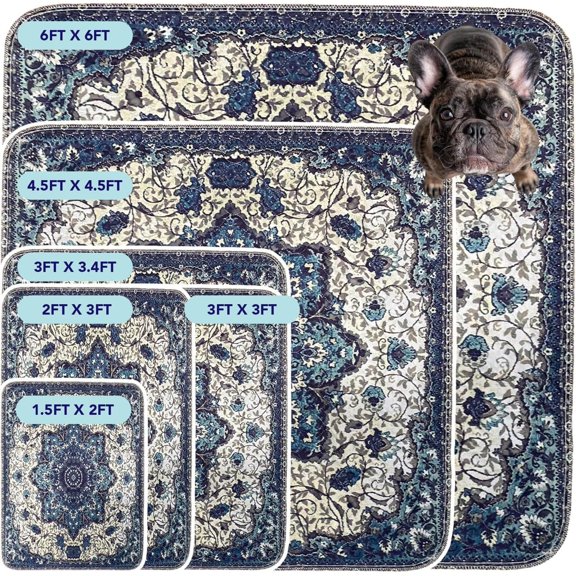 Washable Pee Pads for Dogs and Cats - Super Absorbent Reusable Puppy Training Pads - Waterproof, Leak-Proof & Non-Slip Whelping Pads for Pet Housebreaking