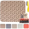 thumbnail image 1 of Washable Pee Pads for Dogs, Dog Pee Pads Washable, Waterproof Puppy Pads Mat Reusable Fast Absorbent Dog Potty Training Pads, Whelping Pads for Playpen Crate, 11 x 11 in, 1 of 9