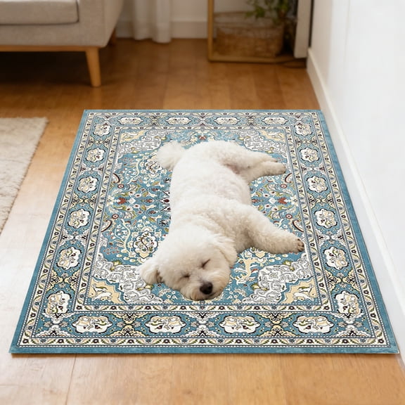 Washable Pee Pads for Dogs,Super Absorbent Leakproof Dog Training Mats,Non-Slip Potty Pads for Floor,Crate,Couch,Whelping and Feeding Food,19.69x31.5 Inch