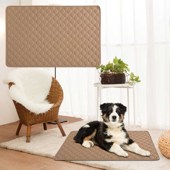 Washable Pee Pads for Dogs,Super Absorbent and Waterproof Liner,Reusable Puppy Potty Training Mat,Non-Slip Whelping Pad for Dog Crate,Small Animal Bedding for Bunny and Guinea Pig Cage