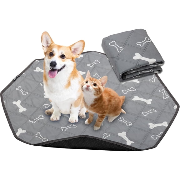 Washable Pee Pads for Dogs, Puppy Pads Pet Pads , Machine Wash, Suitable for Floor Protector, Couch Cover, Crate, Potty , 26.8 Inch 1 (Octagon)
