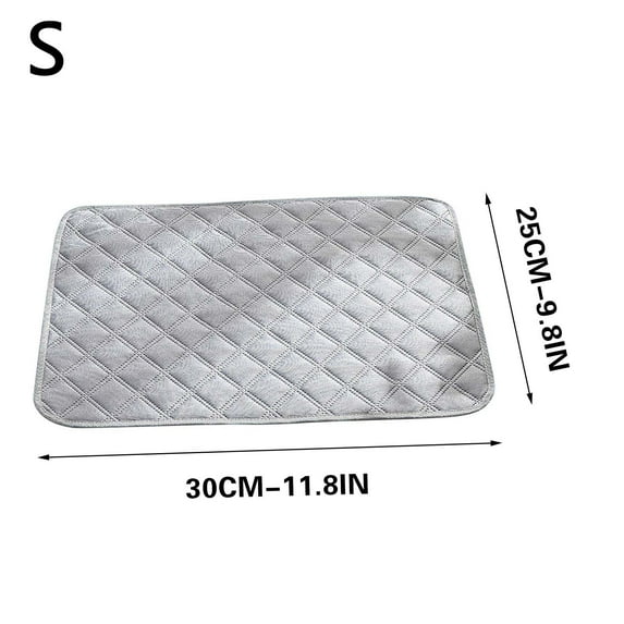 Washable Pee Pads for Pets, Super Absorbent Reusable Pet Pads for Floor, Crate, Couch, Whelping Pads Litter Mat Pet Supplies 11.8x9.8 Inch Gray