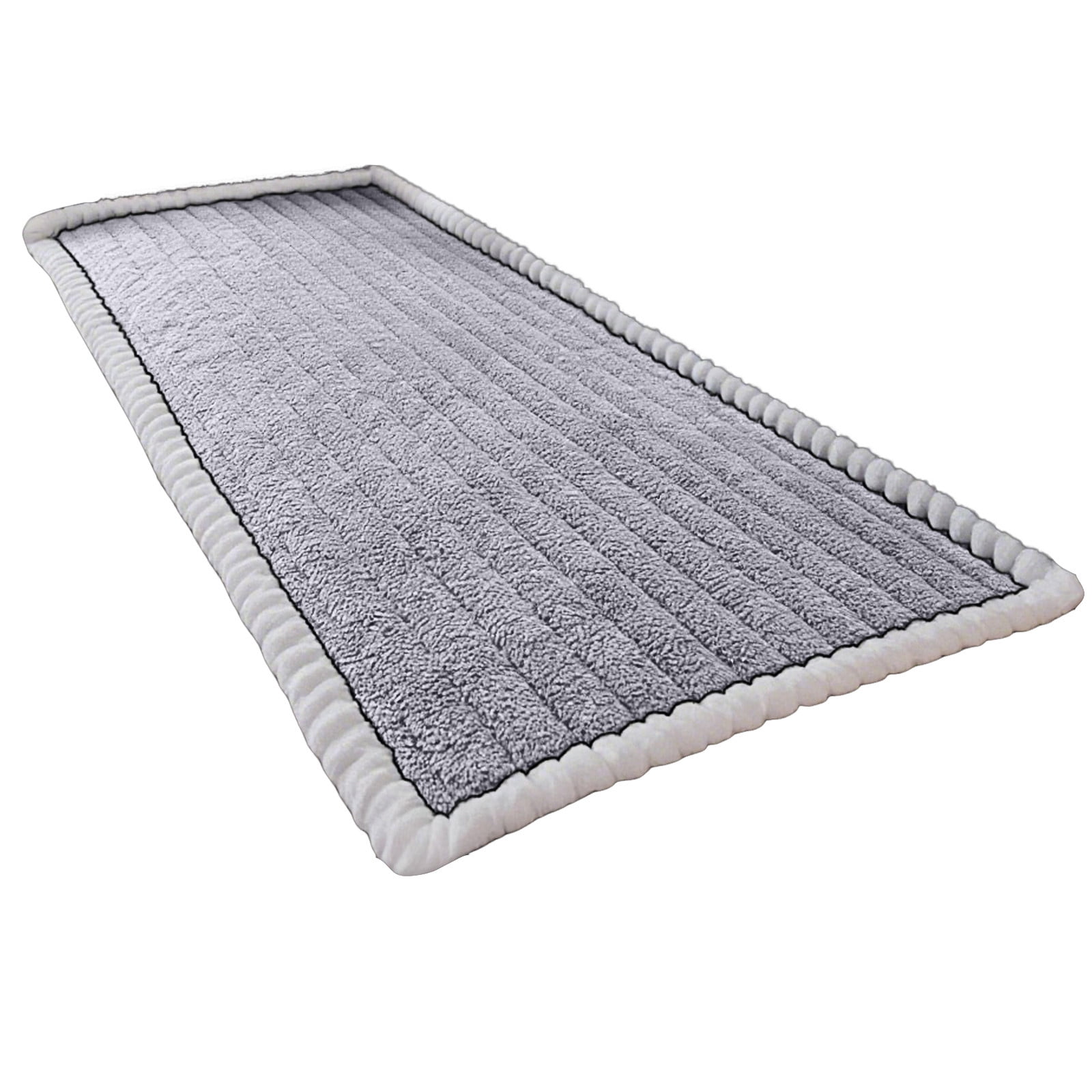 Washable Pet Couch Cover Non-, Plush Sofa Protector with Waterproof Lining, Fuzzy Furniture Slipcover for Dogs and Cats, Striped Design for Sectionals and Multi-Cushion Couches