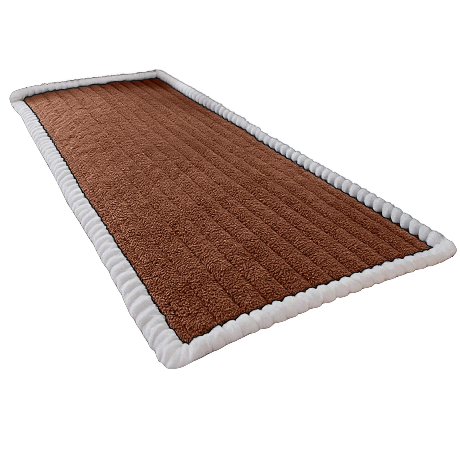 Washable Pet Couch Cover Non-, Plush Sofa Protector with Waterproof Lining, Fuzzy Furniture Slipcover for Dogs and Cats, Striped Design for Sectionals and Multi-Cushion Couches