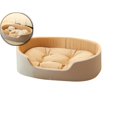thumbnail image 1 of Washable Pet Kennel, Dog Bed for Small Medium Dogs and Cats, 3D Comfortable Bed with High and Low Sides(15.7×11.8inch), 1 of 6