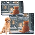 thumbnail image 1 of Washable Pet Pee Pads Soft Plush Absorbent Mat Non-Slip Floor Protector for for Dogs & Cats Cat by The Window, 1 of 7