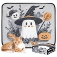 thumbnail image 1 of Washable Pet Pee Pads with Super Absorbent Reusable Training Pads for Dogs & Cats Cute Cartoon Witch and Ghost Character, 1 of 6