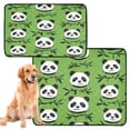 thumbnail image 1 of Washable Pet Pee Pads with Super Absorbent Reusable Training Pads for Dogs & Cats Cute Panda Heads, 1 of 6