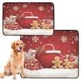 thumbnail image 1 of Washable Pet Pee Pads with Super Absorbent Reusable Training Pads for Dogs & Cats Red Gift Bag, 1 of 6