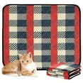 thumbnail image 1 of Washable Pet Pee Pads with Super Absorbent Reusable Training Pads for Dogs & Cats Red Plaid Pattern, 1 of 6